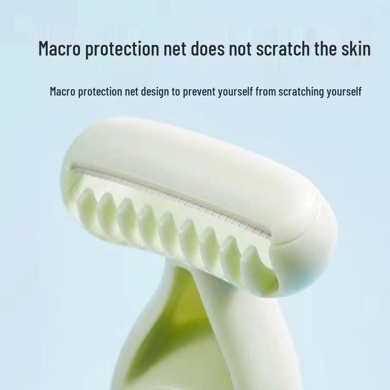 O-Type Anti-Slip Razor & Trimmer: Women's Manual Shaver for Armpits, Pubic Hair, Legs, and Men's Hair Removal