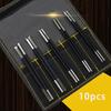 10Pcs/set Black Nylon Steel Set Stone Carving Artist Woodworker Hand Tools for Shoushan Stones