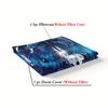 2/3pcs, Blue Brilliant Butterfly Pattern Quilt Cover Set, Washable Polyester Quilt Cover Soft and Comfortable for Bedroom