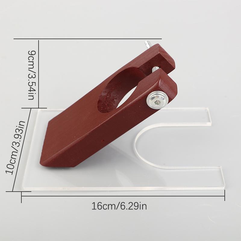 Elektrische Teppichschneiderhalterung, solide Scherführung aus Acryl für DIY-Schnitzteppich-Tufting, Home-Office-Pflegewerkzeuge, Zubehör