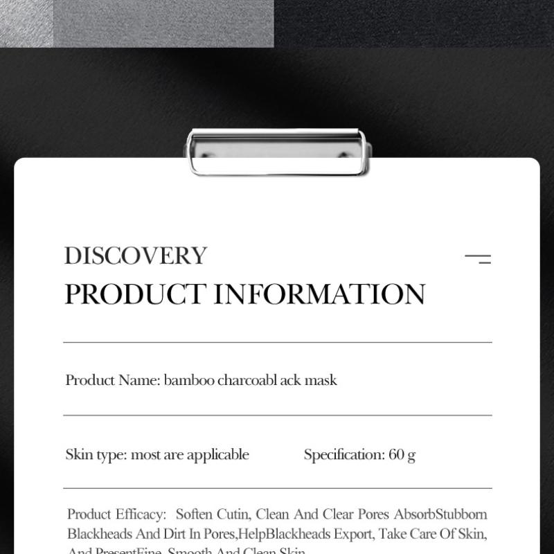 Bamboo Charcoal Blackhead Nasal Mask Sticker SADOERT Area Care 60g Skin Care Products