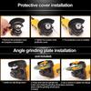 High Power Brushless Cordless Angle Grinder Polisher Machine Electric Angle Grinder Polishing DIY Cutting Tool Green+Black 100M/125MM