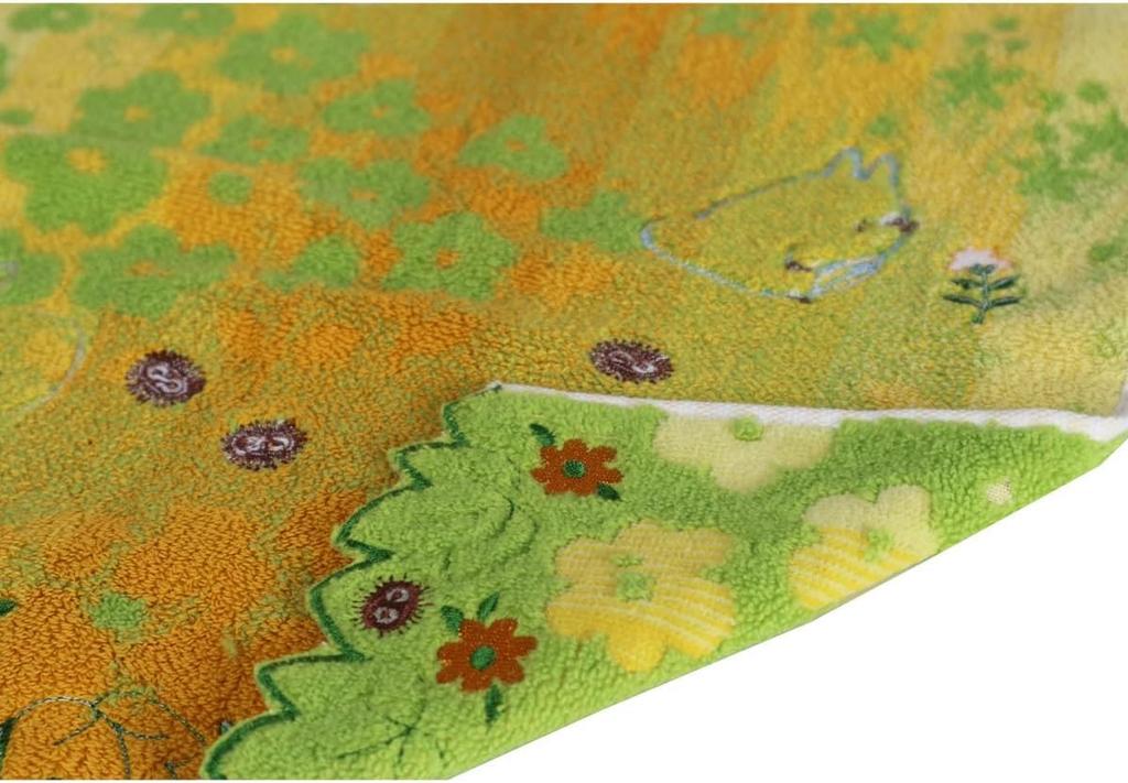 Marushin Ghibli Mini Hand My Neighbor Character Small 1005038900 Towel, Totoro, 100% Cotton, Goods, Gift, Present, Birthday, Mother's Day, Passageway,