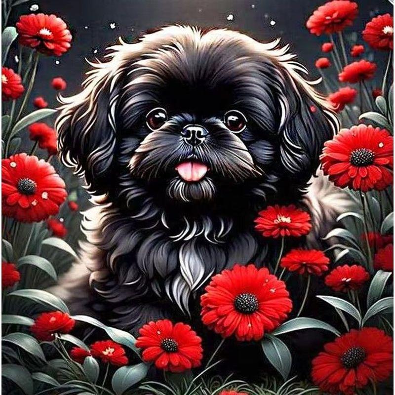 5D Diamond Painting Full Round Animal Hedgehog Dog Rhinestone Picture Diamond Embroidery Cross Stitch Home Decor Gift