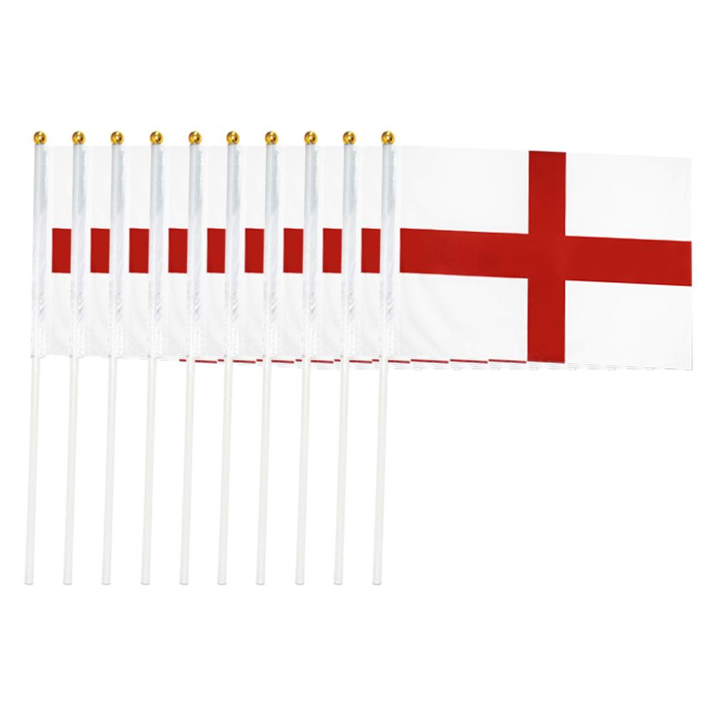 

Флаги креста Святого Георгия 33 фута Ткань St Georges England Bunting 30 Флагов Англии Ручные флаги для чемпионата Европы по футболу