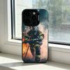 F-Fireman Firefighter Phone Case For iPhone 17,16,15,14,13,12,11 Plus,Pro Max,XS,Colored Silver Plated Inside Cover