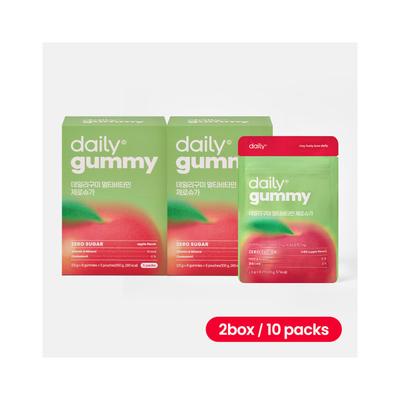 Dagelijkse Gummy Multivitamine Zakjes Zonder Suiker (5-pack) 2x
