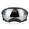 Dog Goggles Anti UV Strong Impact Resistance Adjustable Elastic Large Breed Dog Goggles Pet Sunglasses Silver Eyeglass