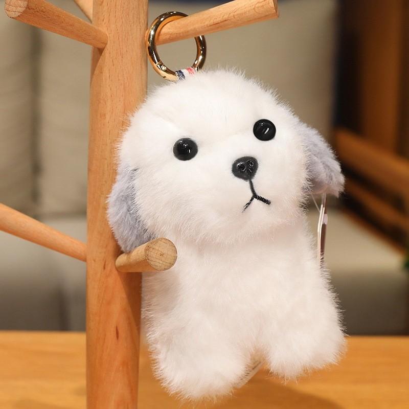 Penguin Panda Dog Pendant Animal Plush Doll Keychain Toy Backpack Decoration