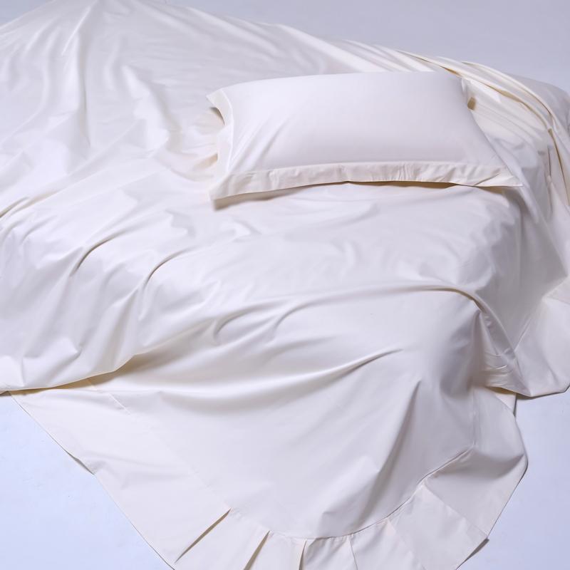 Weiches 100% ägyptische Baumwolle Bettwäscheset, 1000 Fadenzahl 4/6-teiliges Bettwäscheset, Luxuriös seidig Spann- und Bettlaken Kissenbezug