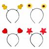 Star Cartoon Hair Hoop Love Heart Children Hair Bands Yellow Duck Headband  Ladies/Girls