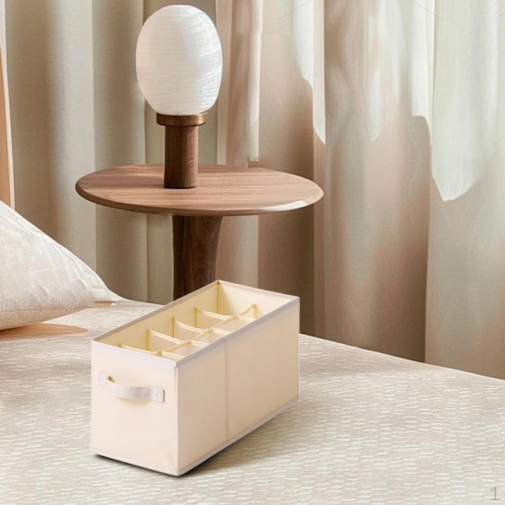 

Органайзер для шкафа, гардеробная одежда, многоцелевые офисные принадлежности, полотенца, ткани, ящик для хранения бежевый