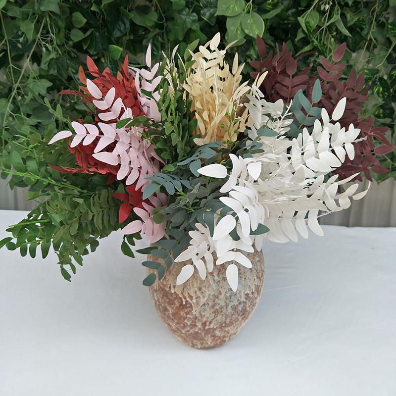 Sophorae Silk Realistic Leaves Plant Bouquet Home And Wedding Decorations Gift