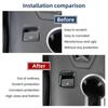 Carbon Fiber Car Electronic Brake Button Frame Cover Trim for Ford Mustang 2024+