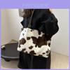 Bolsa Tote Elegante e Chique para Mulheres com Material de Pelúcia e Design Estético Único