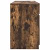 Smoke Oak Desk 140 x 49 x 76 cm Wood Based Material