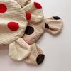 Cute Dot Print Newborn Beanies Hat Cartoon Ears Elastic Infant Spring Autumn Warm Cap Baby Pullover Head Protection Hats