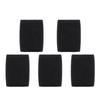 5PCS Pool Filter Schwamm PU Schwamm Schwarz Wiederverwendbare Waschbar Zylindrischen Simming Pool Filter Schaum für