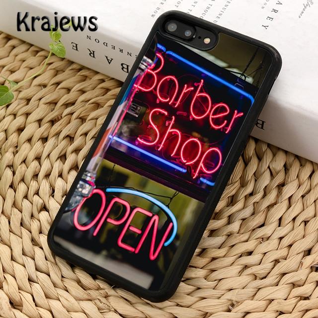 Krajews Barber Shop Hair Stylist Salon Husa telefon pentru iPhone 14 5 6s 7 8 plus XR XS 11 12 13 pro max Samsung S21 S22ultra