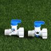 1/2 Thread To 1/4 3/8 Quick Connect Water Purifier Diverter Valve Ro Feed Ball Valve For Ro Water Filter System Home Kitchen