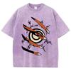 Naruto Girl T Shirt Summer American Retro Cotton Soft T Shirts Breathable Vigor T-Shirt O-Neck Tops
