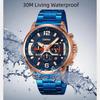 Skmei Luxury Men Watch Fashion Luminous Clock Steel Watch Calendar Quartz Wristwatch Business Watch