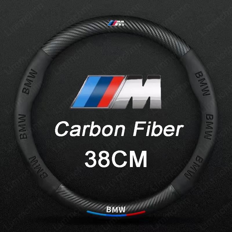 

Carbon fiber Leather Car Steering Wheel Cover Auto Accessories For BMW M X1 X3 X5 X6 X7 G20 G30 E39 E46 E90 E92 F10 F15 F25 F30