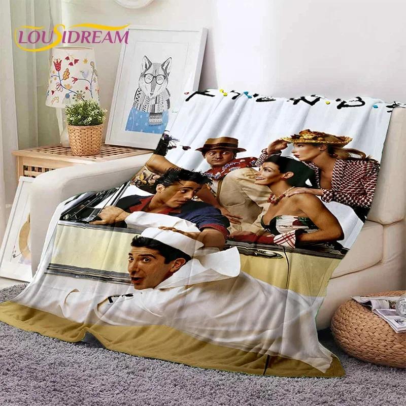 Latest Friends Classics TV 3D Soft Flannel Blankets,Throw Blanket Comfortable Blanket for Picnic Beds Sofa Home Bedroom Gift Kid