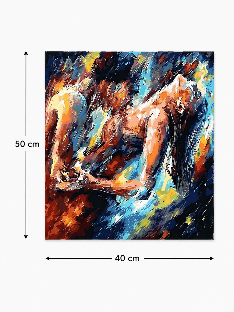 Painting By Numbers Pictures To Paint - Abstraction, Passion 50X40