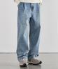 Awodeijeu Wide Fit Denim Pants [Washed Light Blue]