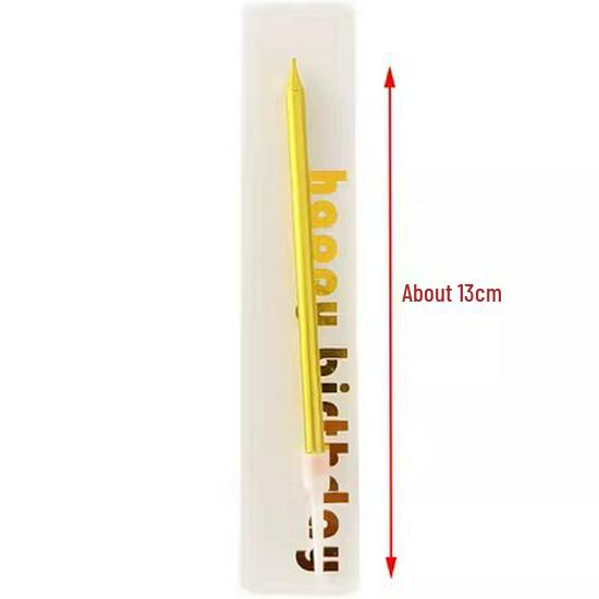 Gold Number Candles for Birthday Cake: Individually Bagged Cake Toppers for Children's First Birthday Decorations