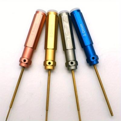 4pcs Aircraft Model 450 Tool Internal and External Hexagonal Screwdriver Set Titanium 1.5/2.0/2.5/3.0 Tools