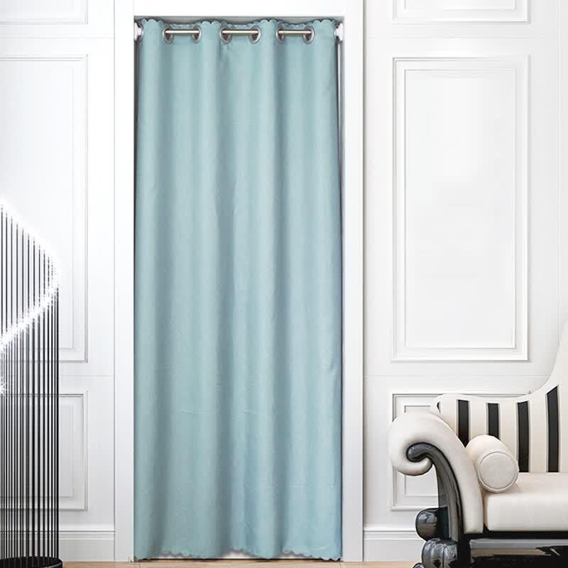 Punch-Free Privacy Door Curtain