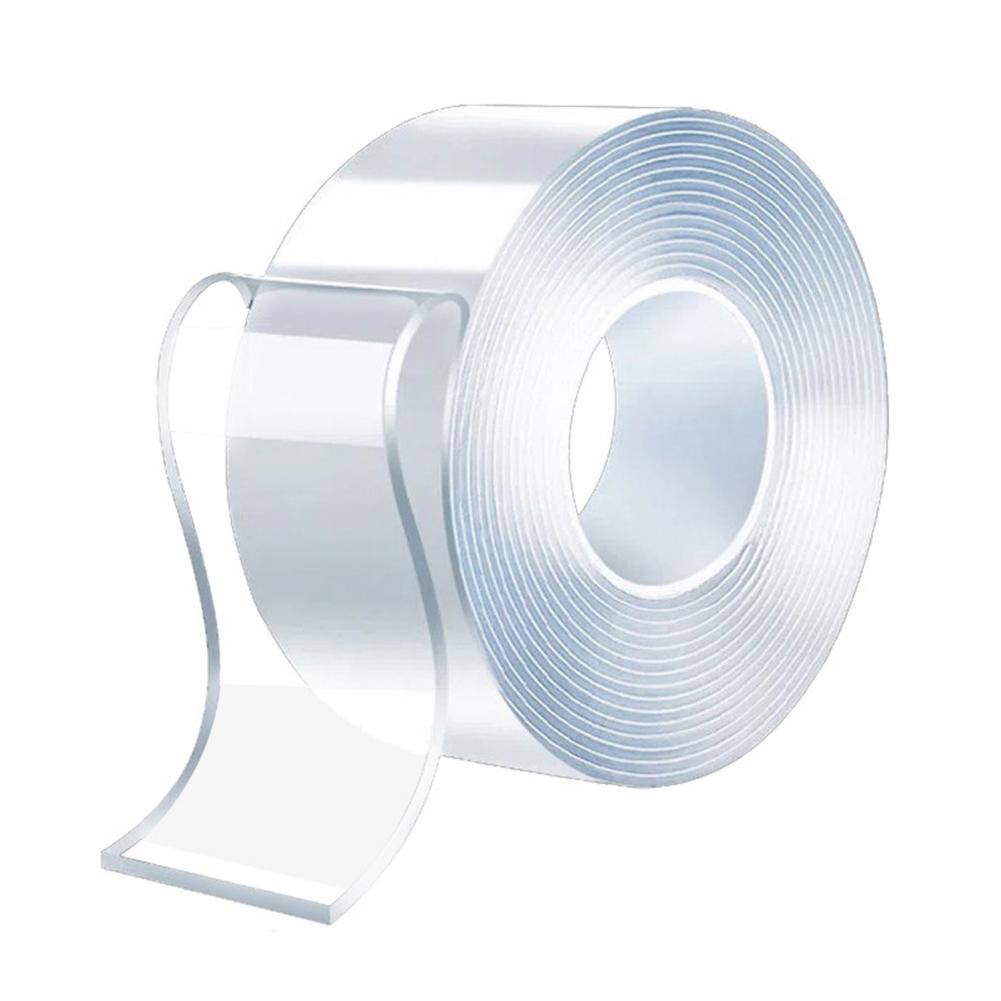 1 Roll 300CM Heavy Duty Double Sided Mounting Tape, Waterproof Strong Adhesive Removable Traceless Clear Tape 3m