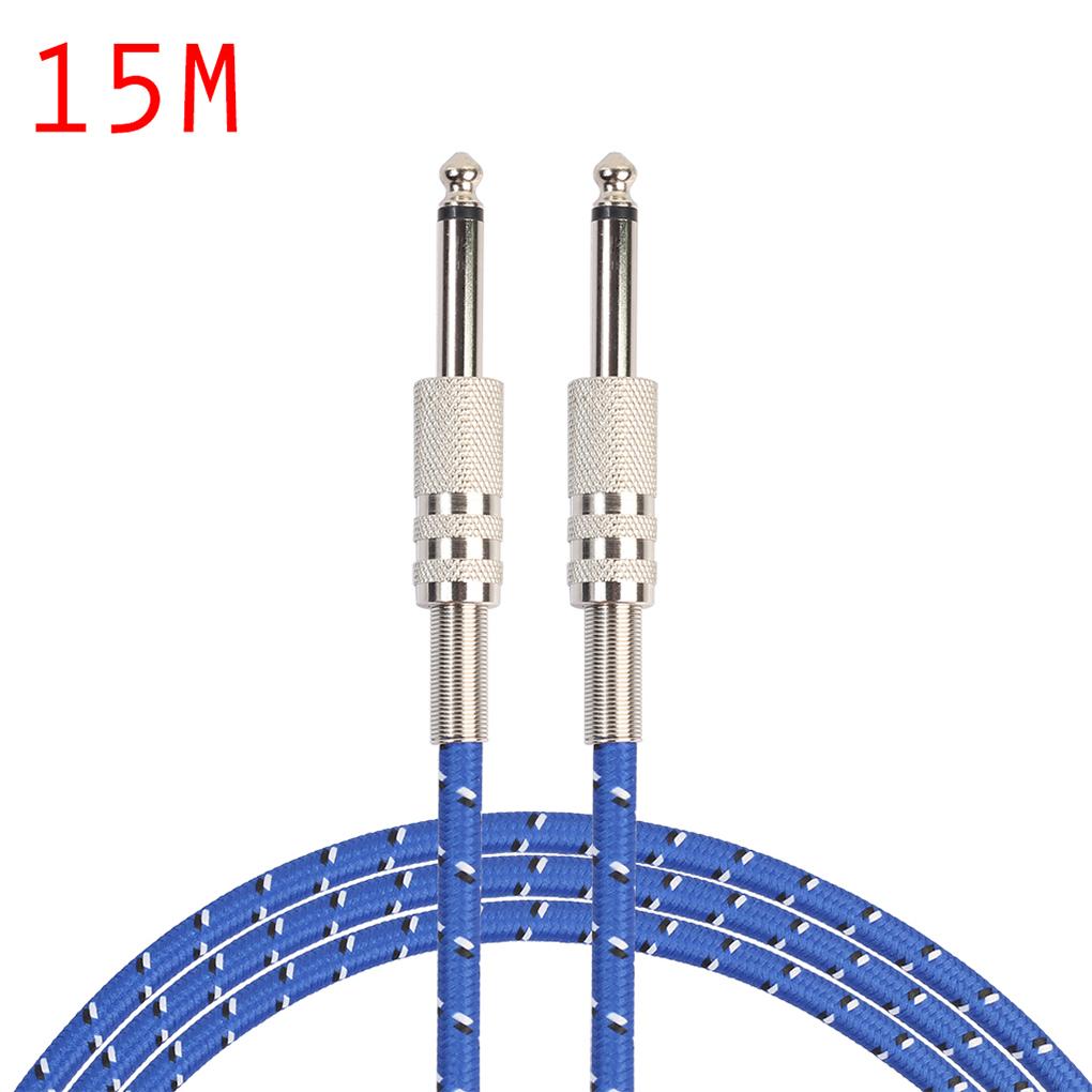

Mono Guitar Cable Audio Male to Cord 6.35mm Straight Plug