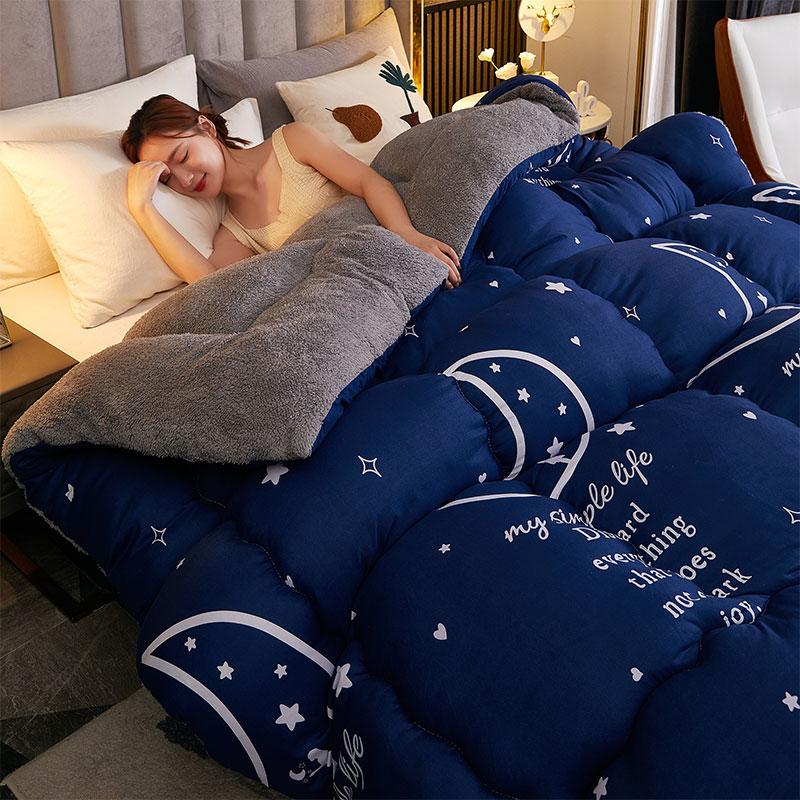 

Зимнее одеяло из овечьего бархата 5 кг, Односпальное, Двуспальное, Домашнее, Гостиничное, Наполнитель для одеяла 1,5 м, Утолщенное, 1,8 м, Роскошное одеяло, Супертеплое одеяло 220x240cm 5.0kg