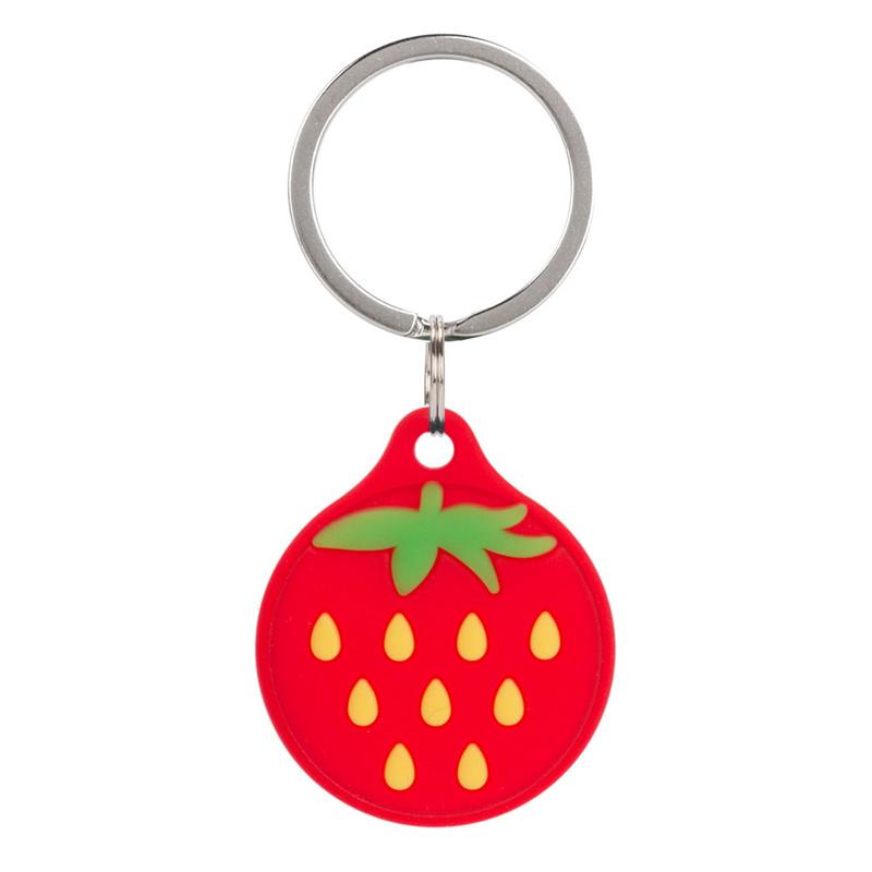 Cartoon Strawberry Silicone Protection Protective Case For Apple Locator Tracker Cover fashion Cute For AirTags Cute avocado Dog