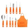 Halloween Pumpkin Carving Set: DIY Lantern Tools & Stainless Steel Cookie Cutters