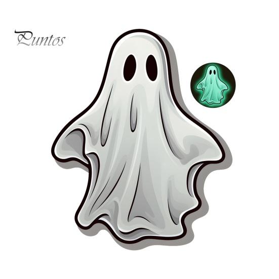 Halloween Home Decoration Gifts Luminous Ghost Wall Stickers for Decoration, Glow in The Dark PVC Decals Windows And Glass Doors, Removable Waterproof