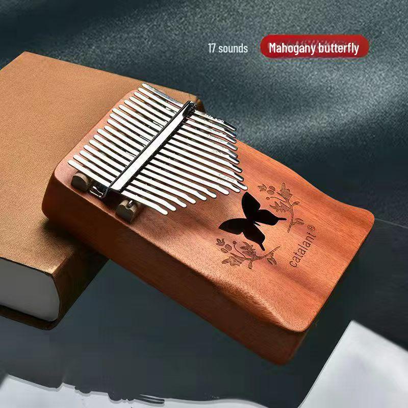 Kalimba Palcové piano - 17 a 21 tónů, Populární malý hudební nástroj
