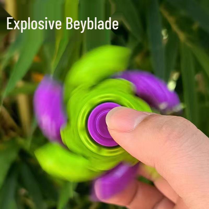 Spinner de Deget Ridiche Rotativ Colorat: Jucărie creativă și cool pentru ameliorarea stresului studenților