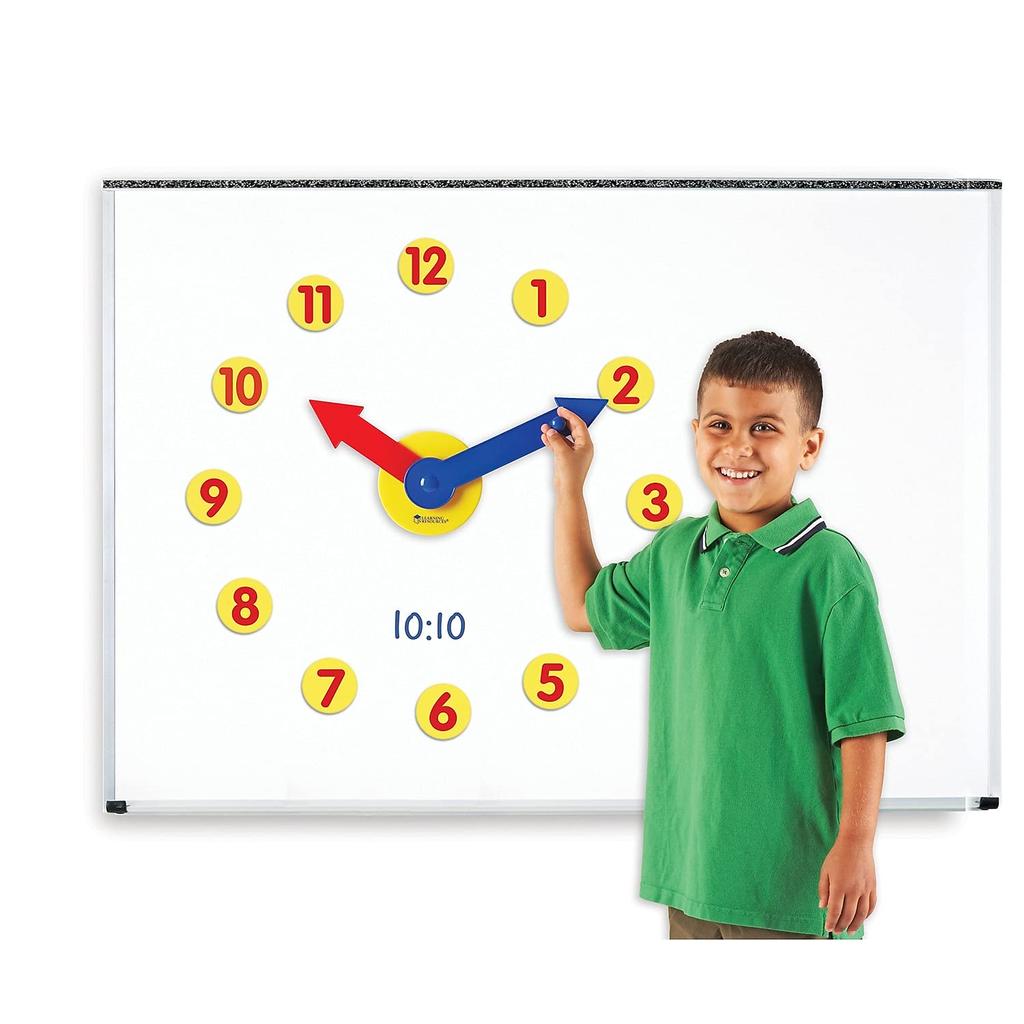 Learning Resources Learning Clock for Classroom Clock Magnet Set LER2984 Genuine Product