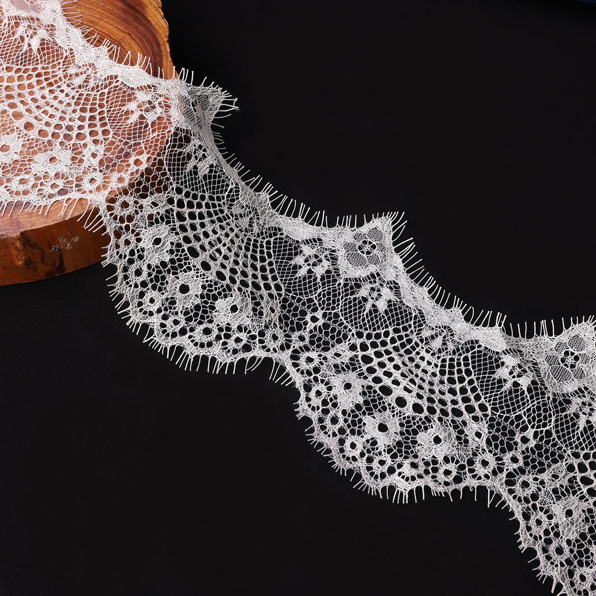 

2,7 метра вышитые цветы кружева ткани отделочные ленты DIY швейные материалы ручной работы для свадьбы украшения дома вечеринки аксессуары слоновая кость