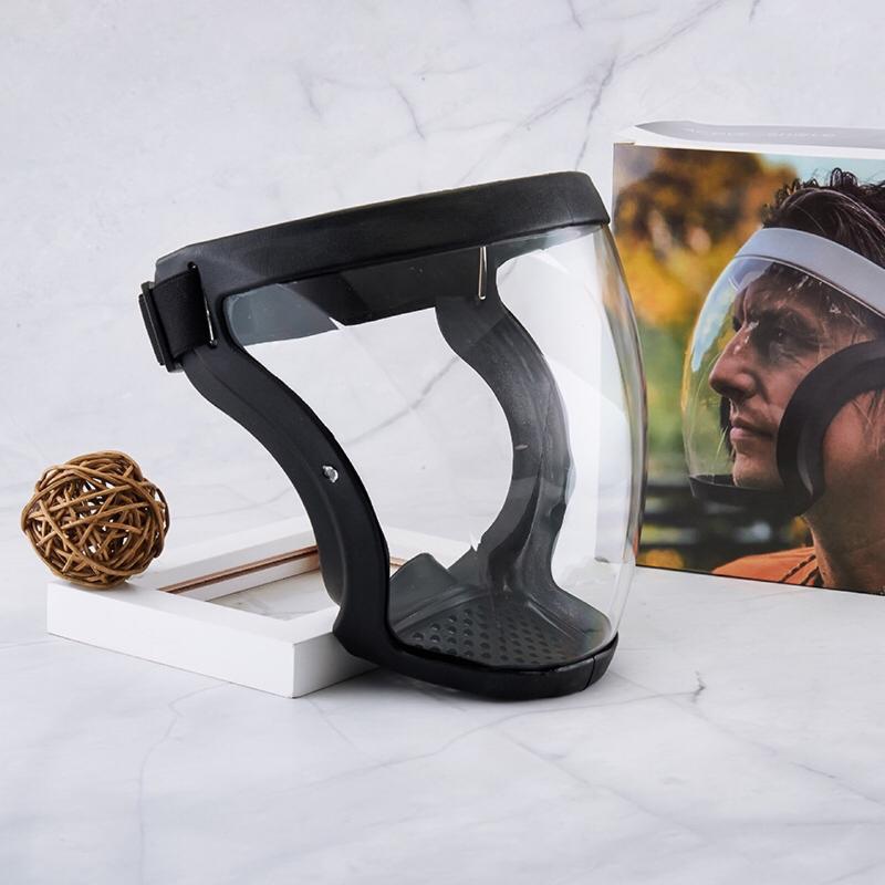 Full Face Protection Anti Droplet Mask Anti Fog Anti Splash Head Wear Glasses Space Spherical