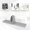 Flexible Work Setup Aluminum Alloy Desk Clip Extended Base Clamp Dynamic Workspace Adaptability For Conference Desks