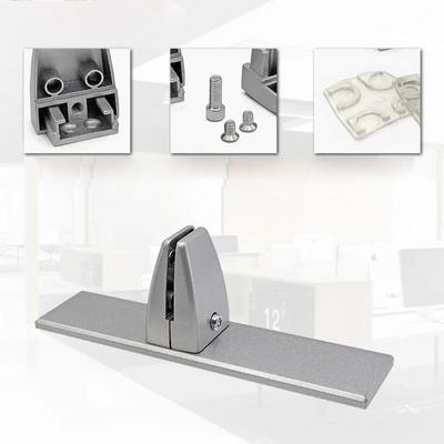 Flexible Work Setup Aluminum Alloy Desk Clip Extended Base Clamp Dynamic Workspace Adaptability For Conference Desks