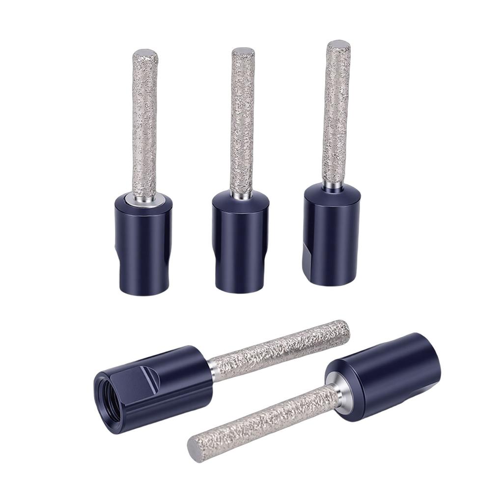 5PCS   Dry Drill Bits 6mm M10 Shank High Hardness Brazed Drilling Bit for Ceramic   Marble Tile