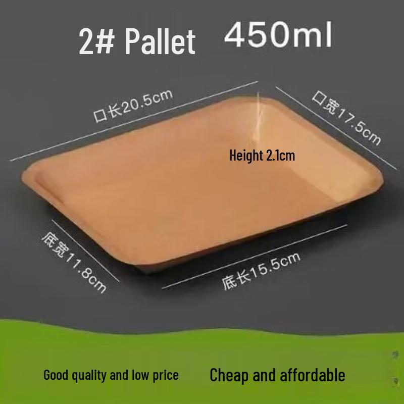 HUALEAI Disposable Kraft Paper Trays