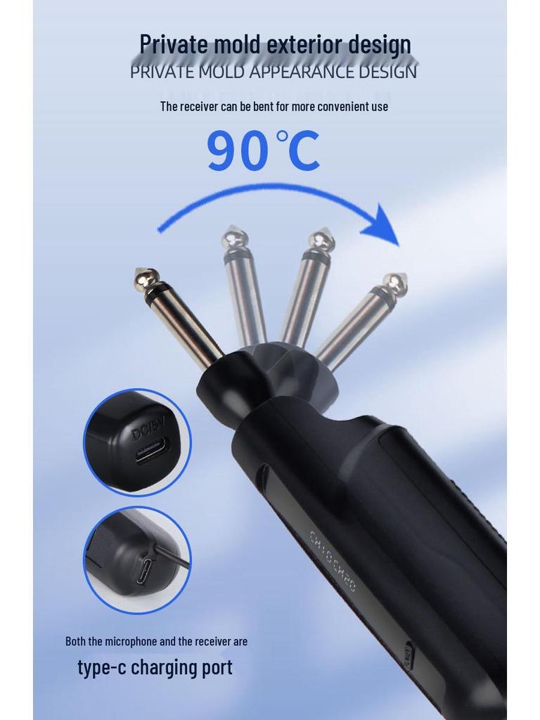 Universal Handheld Wireless Microphone for Home KTV & Live Broadcast with High-Quality Sound & Charging Feature