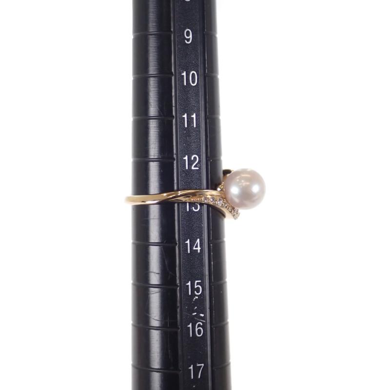 STAR JEWELRY #13(JP Size) Ring K18 Yellow gold/Pearl Women